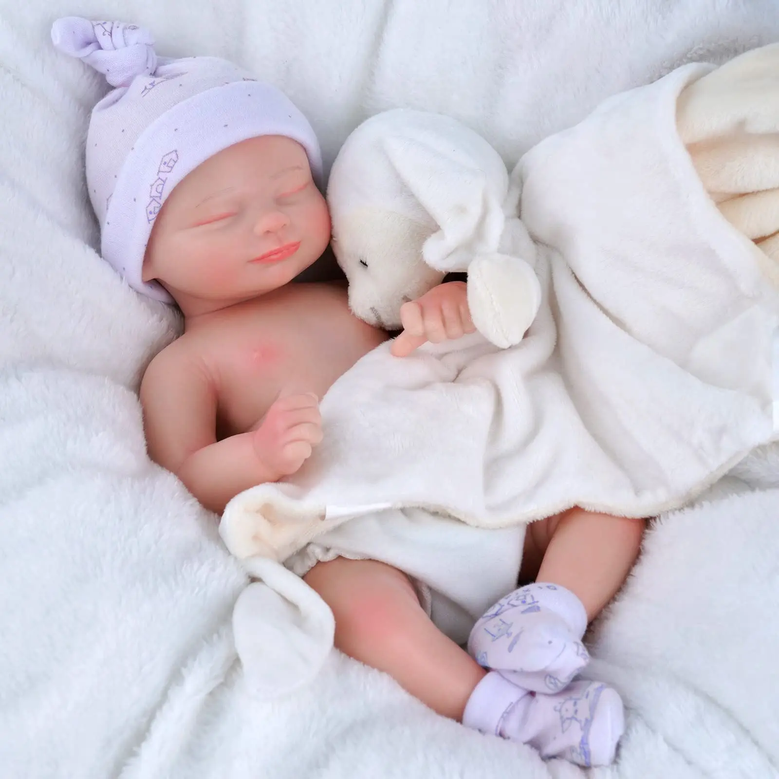 Babeside Lifelike Full Silicone Reborn Baby Dolls Newborn Toddler ...
