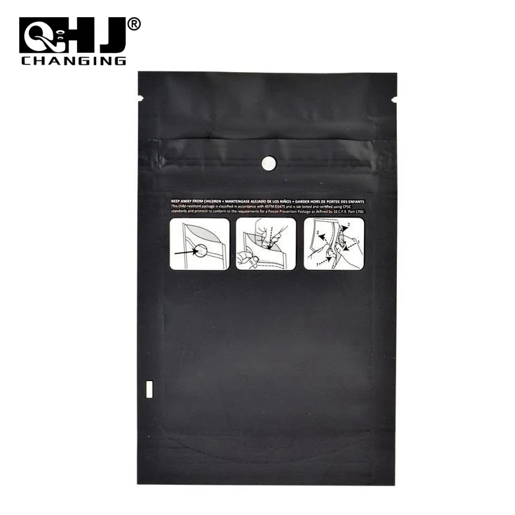 black ziplock bag