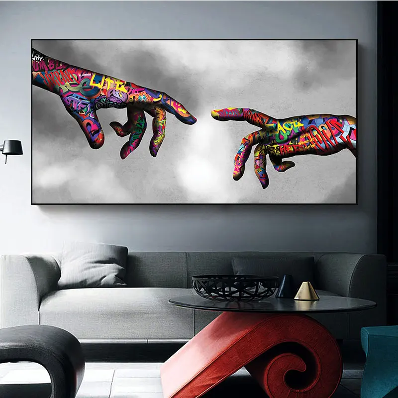 Poster Felix World Of Wildlife - Graffiti Handmade, Decorazione Moderna Per Soggiorno E Ufficio