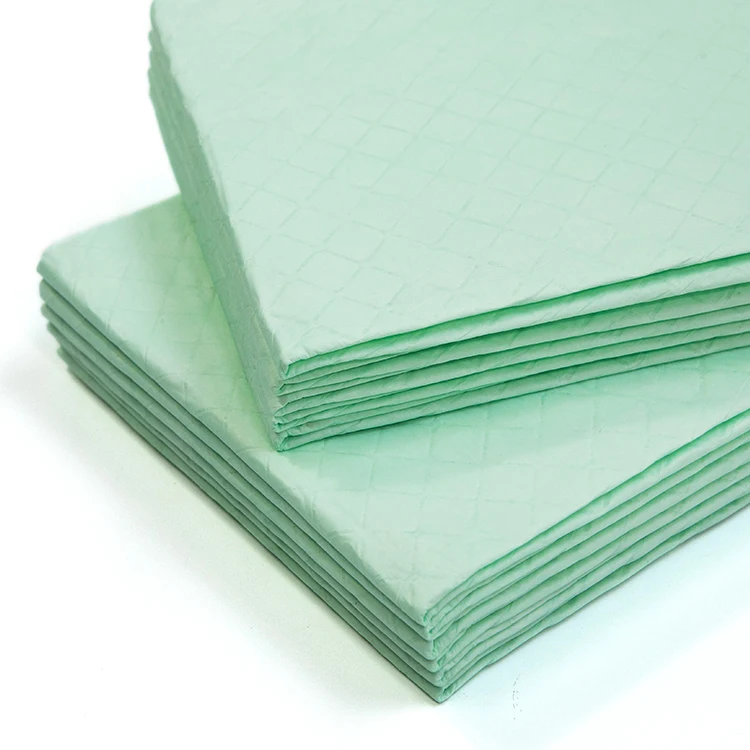 Синие одноразовые коврики для дрессировки домашних животных, щенков, 60*60 см, с бумагой для высвобождения