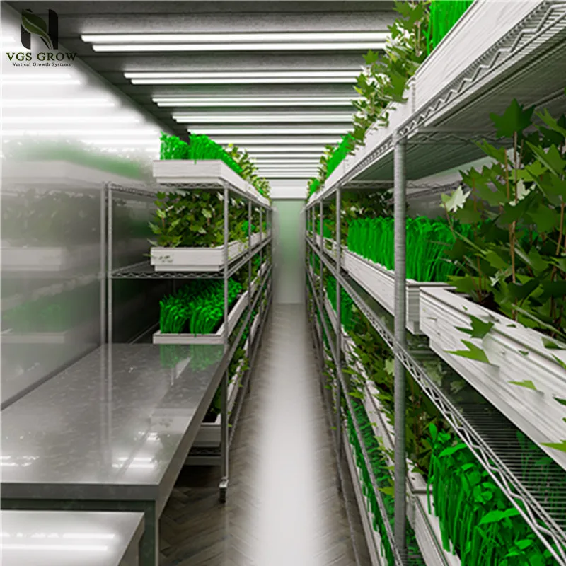 mobile hydroponic container farms with agriculture vertical