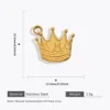 จี้หัวมงกุฎไฮดรอลิก 4 ชิ้น - สีทอง