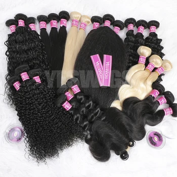 Wholesale Loose Deep Human Hair Yeswigs Top Quality Extension Bundles Brazilian Human Hair Weave Most Expensive Remy Hair
