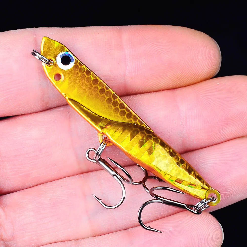 Details about   3D Eye Metal Fishing Lure Sinking Vibration Bait Artificial Vibe Bass Pike Perch 