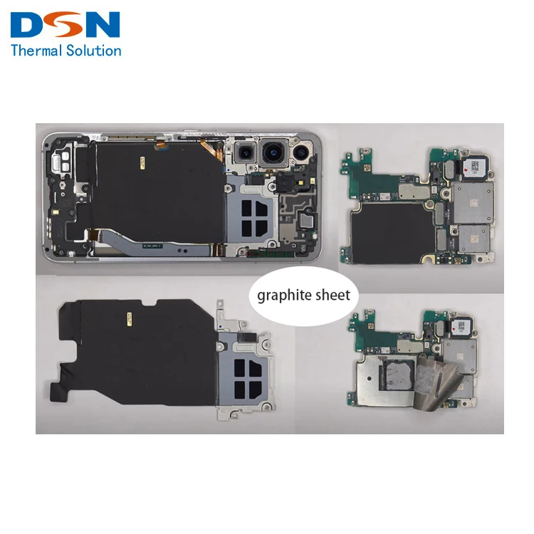 DSN Mobile Phone and PC Tablet Cooling Material High Thermal Conductivity Sheet Graphite