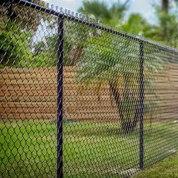 Easy To Assemble Cheap 6-Foot-8-Foot Wire Mesh Fence Panel Hot-dip Galvanized PVC Chain Fence