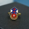 blue+red hand/C