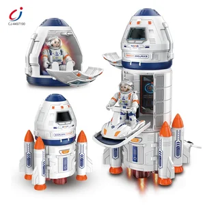 Chengji Rocket Model Toy Astronaut Simulation Mini Shuttle Educational Stem Space Station Toy Set