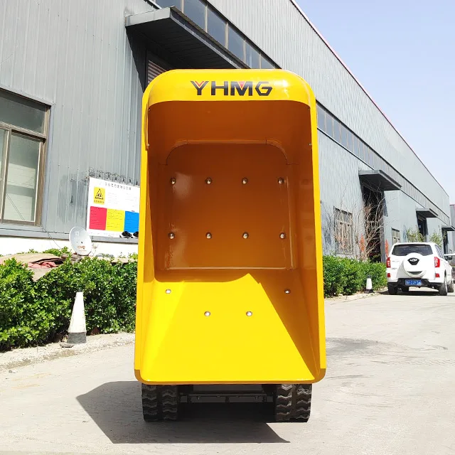 High Quality Mini Crawler Transporter Rubber Trucks Dump Loader Diesel Self Loading Mini Dumpe Loaderr with Rotate 260 Degrees