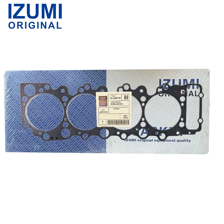 Kit Gasket Kepala IZUMI ORIGINAL 4HG1T 8973494900 8972629430 Suku Cadang Mesin Diesel untuk Isuzu