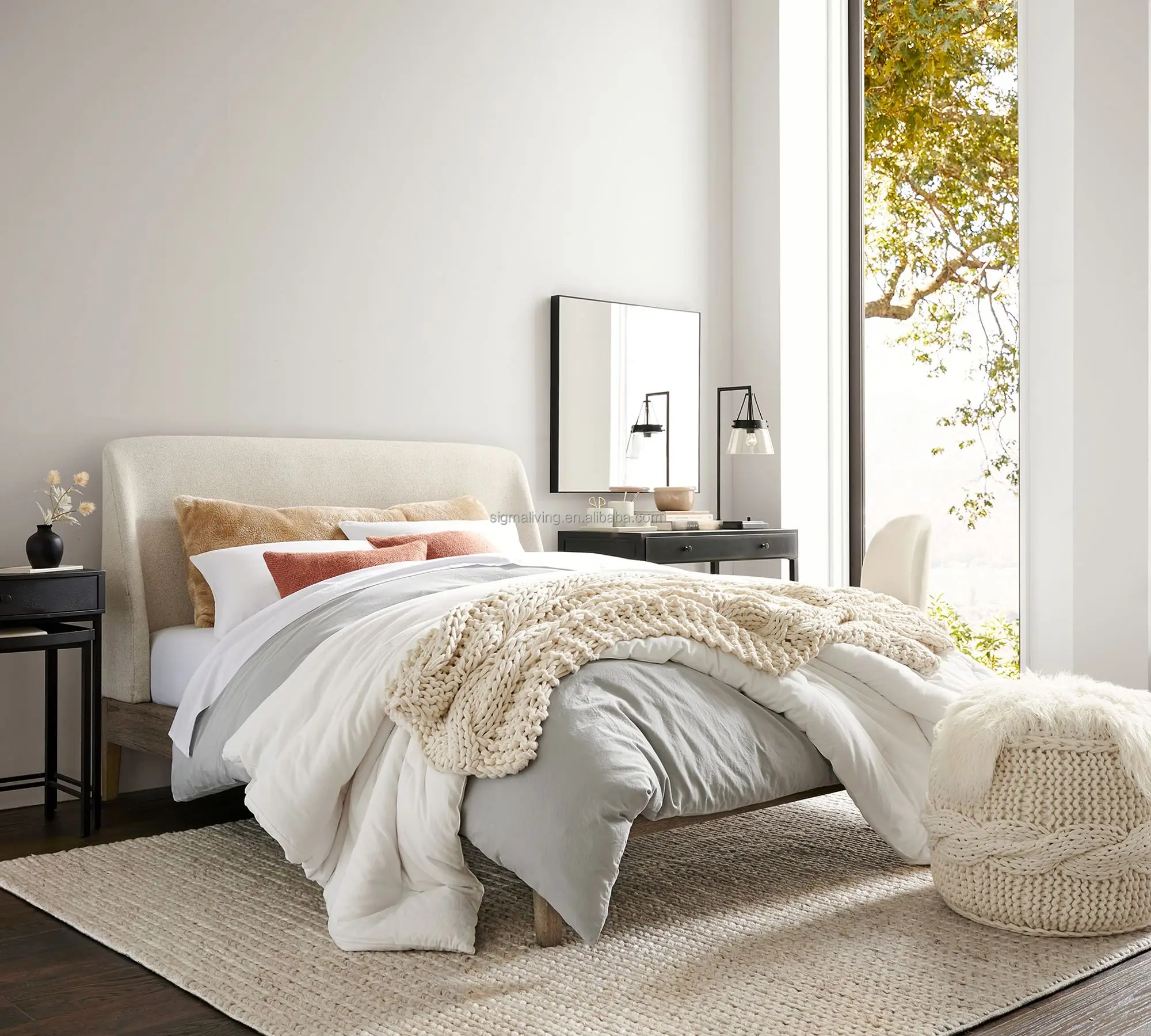 king bed smart bed bedroom furniture upholstered platform bed