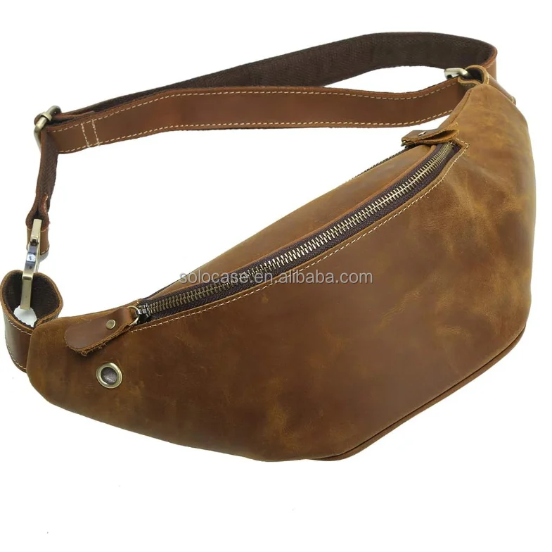 Genuine Leather Waist Pouch