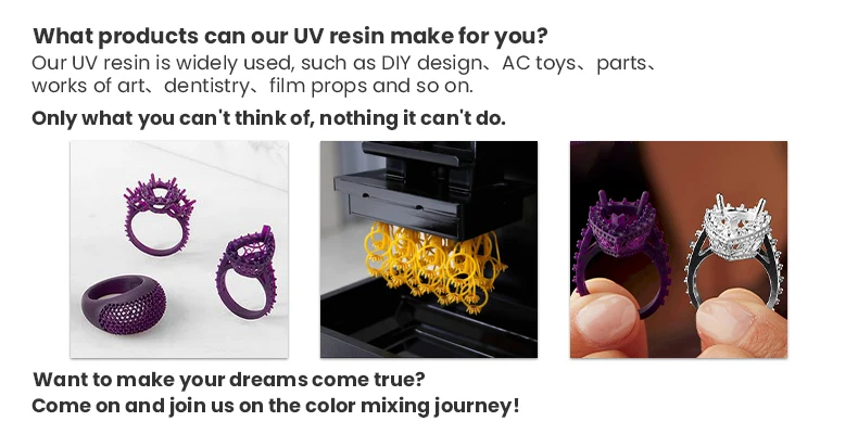 Fast shipping UV 405nm 3D printer jewelry castable photosensitive lcd dlp resin casting photopolymer castable resin
