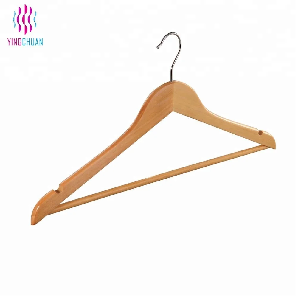wholesale p66 wooden hangers cheap wooden coat hangers