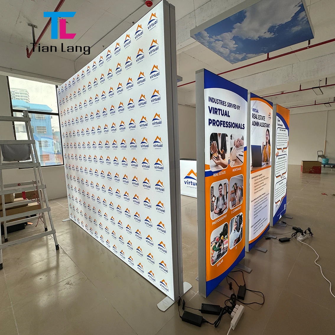 Equipament d'exposició de qualitat alta TianLang fàcil de muntar i portable per a estands de feria comercial