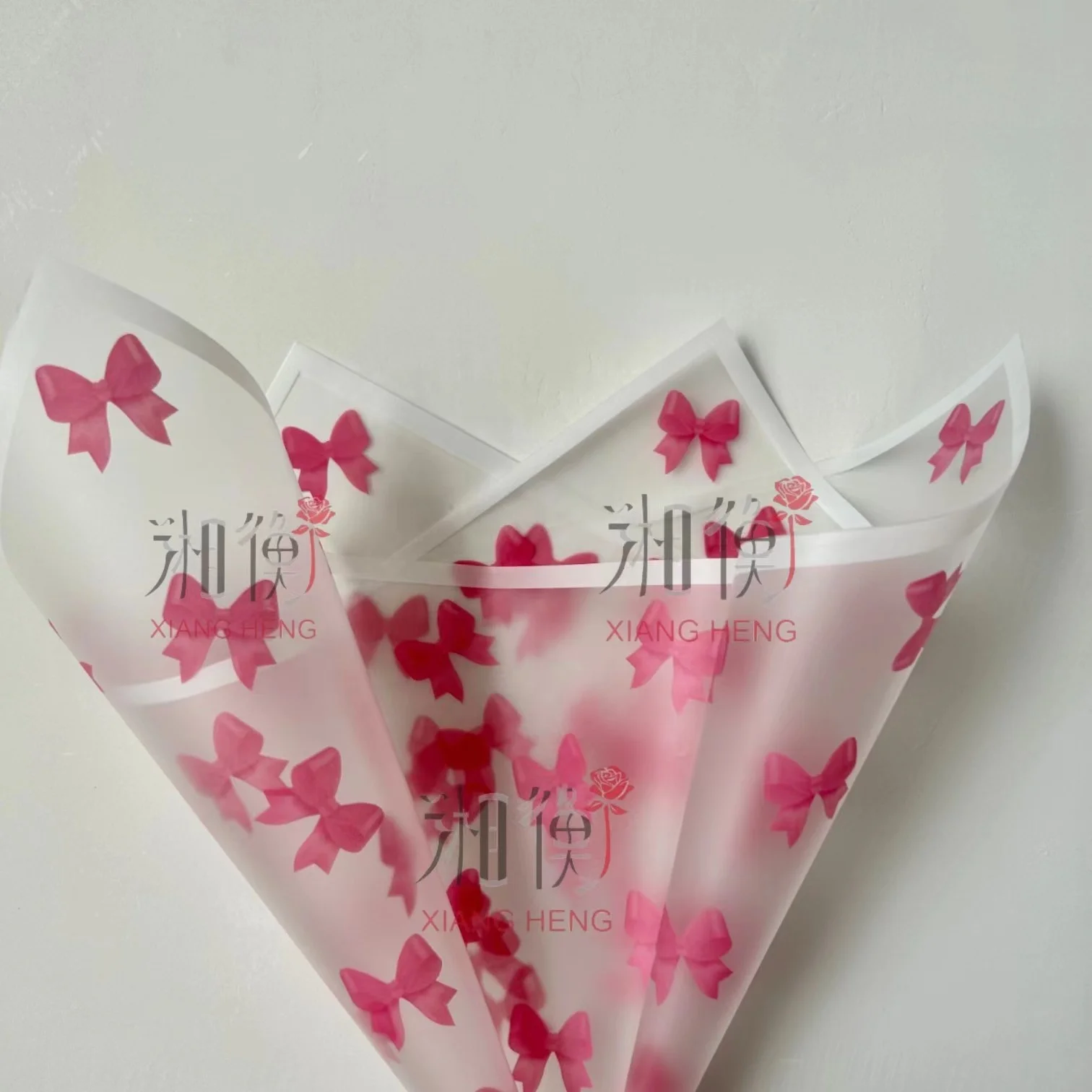 Newest Design Flower Wrapping Paper Bow and Little Girl Flower Wrapping Paper Wholesale Florist Materials