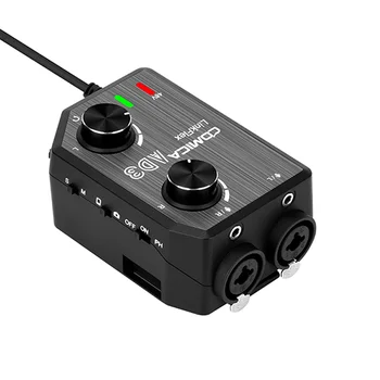 COMICA LINKFLEX AD3 Two-channels XLR/3.5mm/6.35mm Audio Preamp Mixer/Adapter/Interface for Camera and Smartphone detail image
