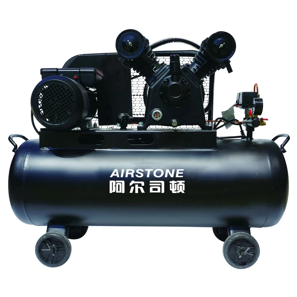 Good quality piston copeland compressor 5.5hp 600L/min double piston air compressor tanki electronic