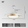 WHITE+GOLD48INCH