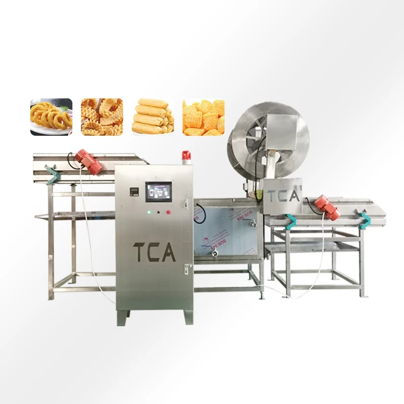 TCA High Quality Fried Broad Beans Puff Corn Snack Making Machine Sala Bugle Snacks Production Line