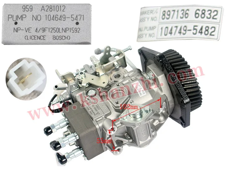 Forklift Parts Engine 104649-5471/8-97136-683-1 Fuel Injection