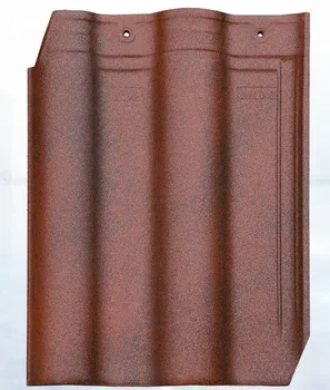 Jinglong Direct Factory High-End Handmade Clay Tiles Tradition Red Rectangle Craft Plain Roof Tiles