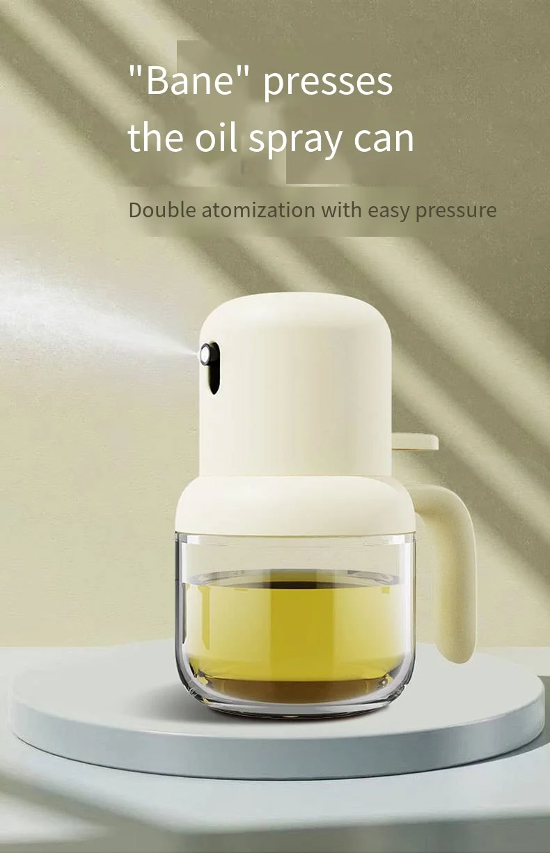 Manufacturer direct Pyrex oil spray can press spray oil bottle seasoning bottle kitchen barbecue bottle factory