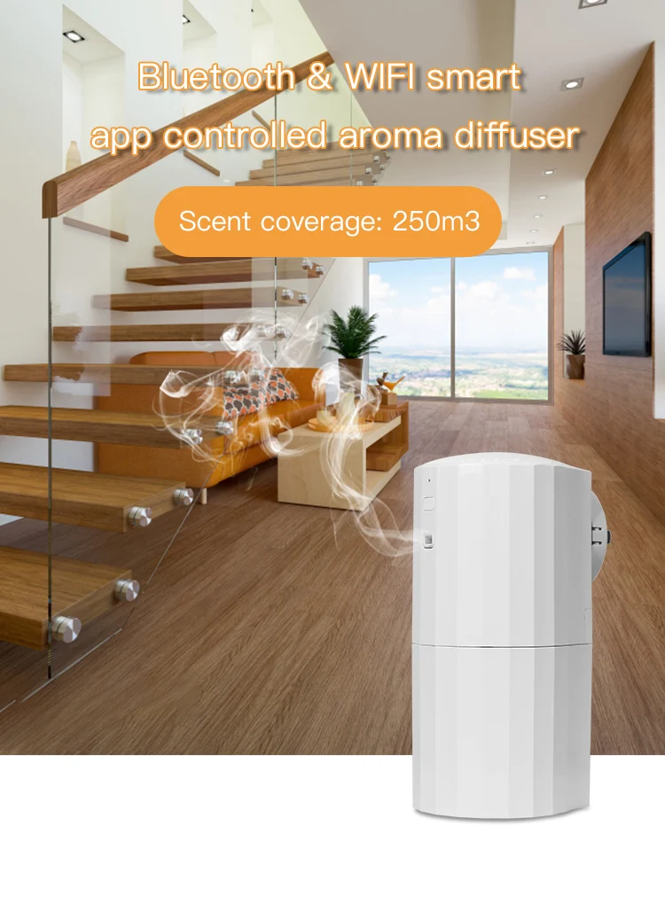 Uften Plug in Aroma Diffuser - 130ml Smart Scent Machine