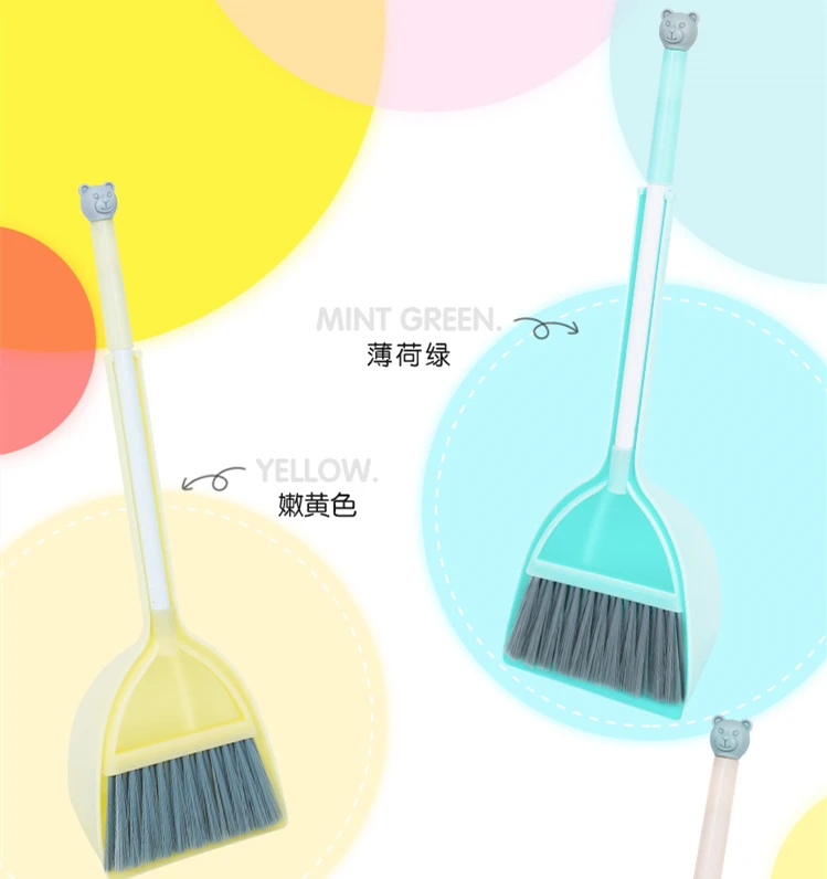 Mini Cartoon Floor Cleaning Broom Set For Children - Buy Mini Cartoon Broom  Set,Mini Broom Set,Broom Set Product on 