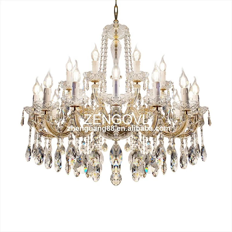 Custom modern room chandelier small light maria theresa chandelier lustre mini crystal ceiling hanging lighting