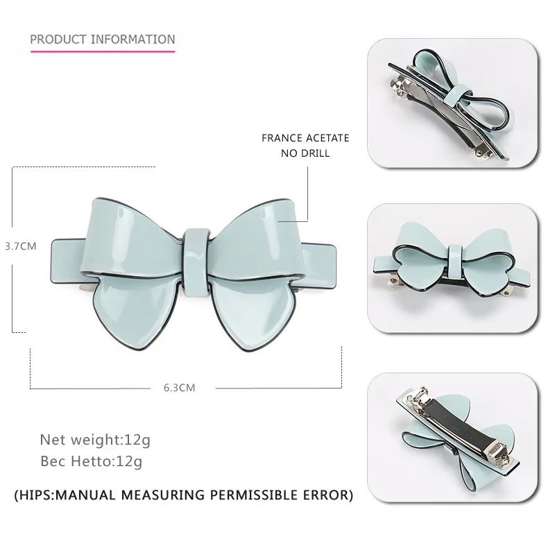Медовая заколка для волос 6,3 см, 7 цветов, заколка для волос, заколка для волос из ацетата целлюлозы, заколка для волос для женщин
