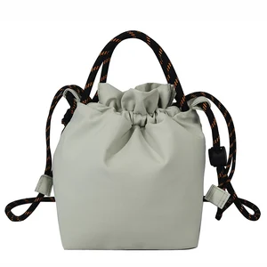Drawstring Strap Shoulder Bag Stylish and Practical Carrying Solution Shoulder Bag