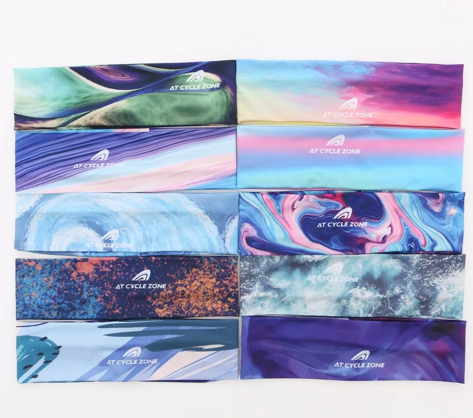 Эластичная спортивная повязка на голову с логотипом заказ