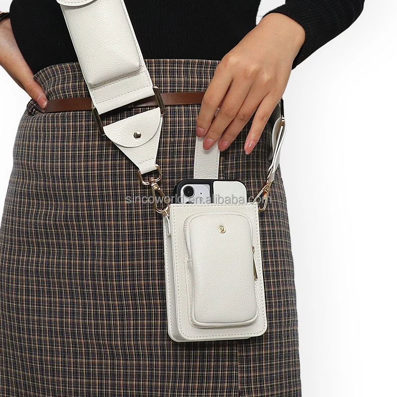 Luxury Leather Crossbody Mobile Shoulder Phone Bag For Mobile Phone For