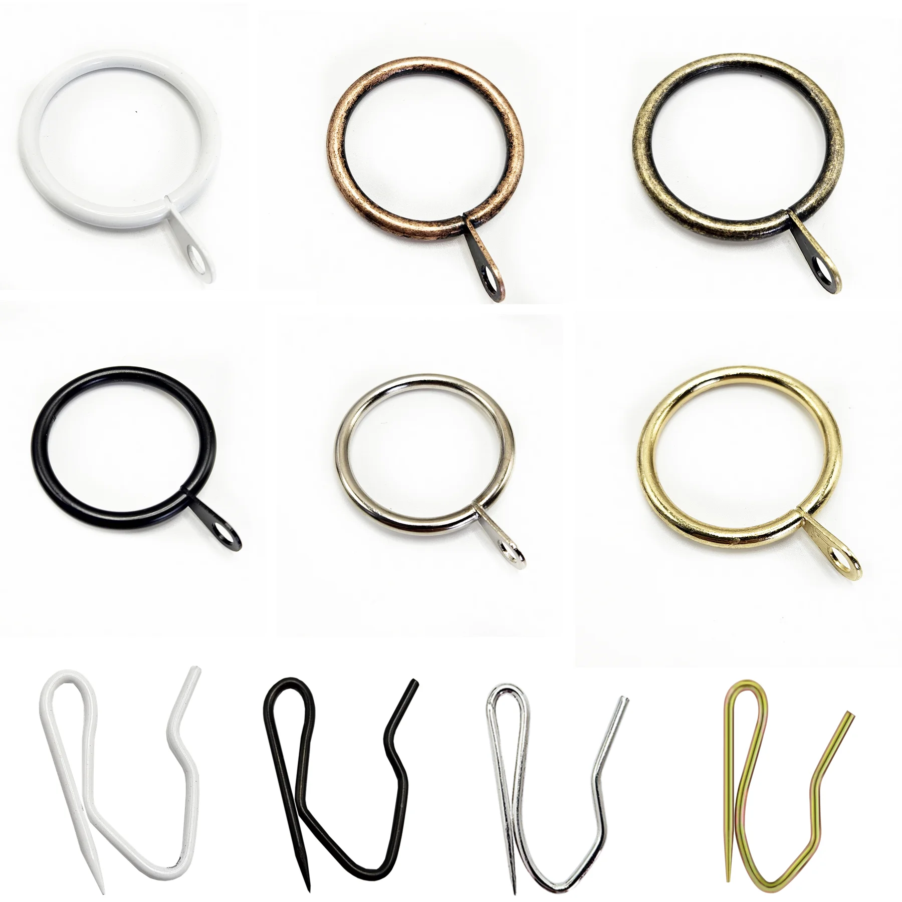 Shower Curtain Hooks Curtain Rings With Eyelet Curtain Hooks Ring - Buy