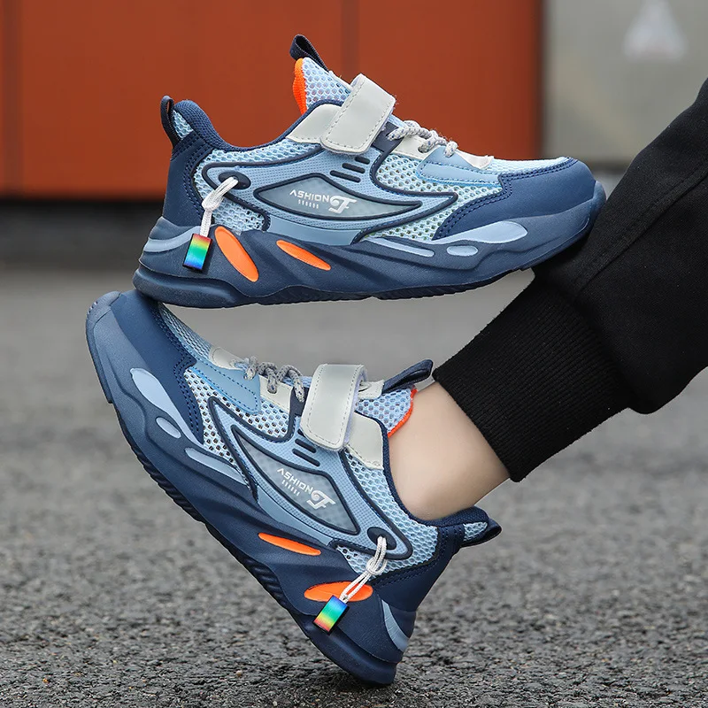 Boys Sport Active Sneakers Breathable Quick-drying Roller Skate Shoes_voghion.com