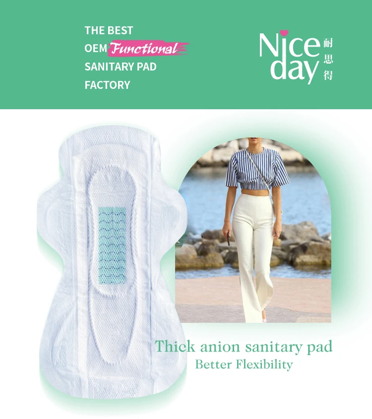 Energy Sanitary Napkin Nigeria Comfort Thick Anion Sanitary