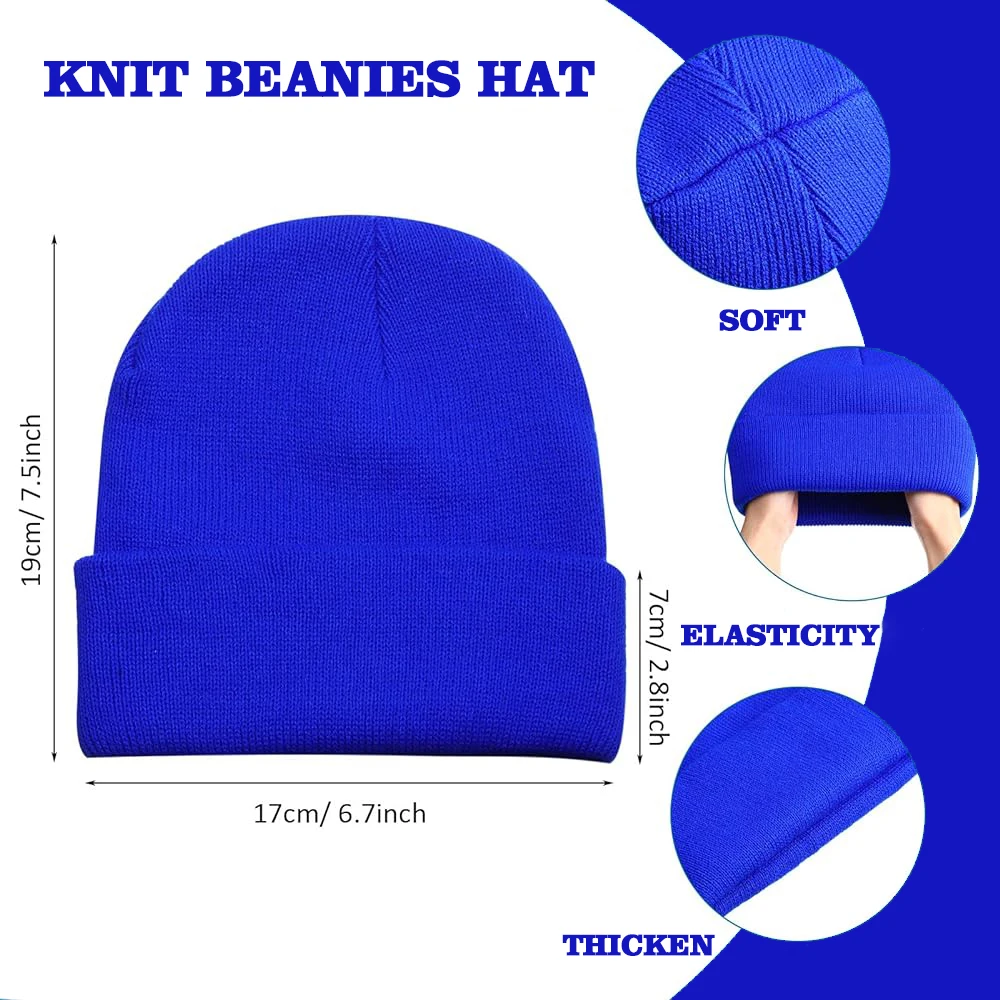 wholesale high quality daily warm winter hat for men and women classic knit beanie hats custom logo manufacturer