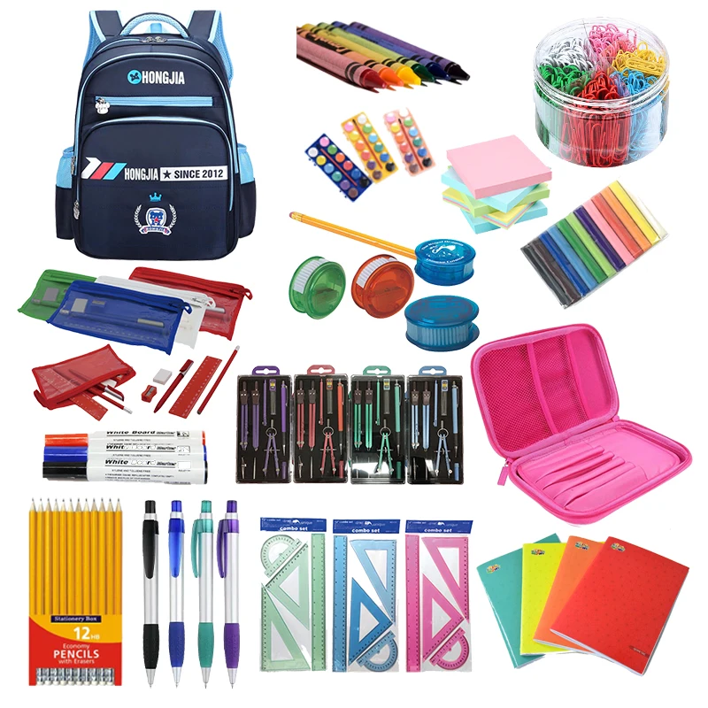 Back To School Essentials Bundle Supplies For Girls And Boys Stationery Set Buy Back To School Supplies Pack Kids Student Stationery Set Personalized Fashion School Stationery Supplies Child Stationary Set Back To School