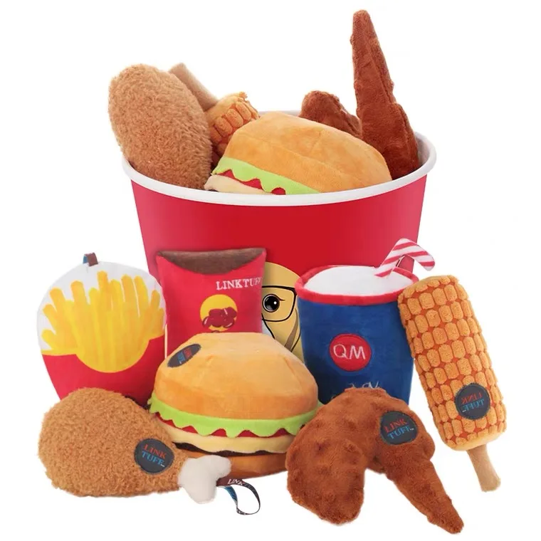 HugSmart Food Party Dog Toy – Fried Chicken