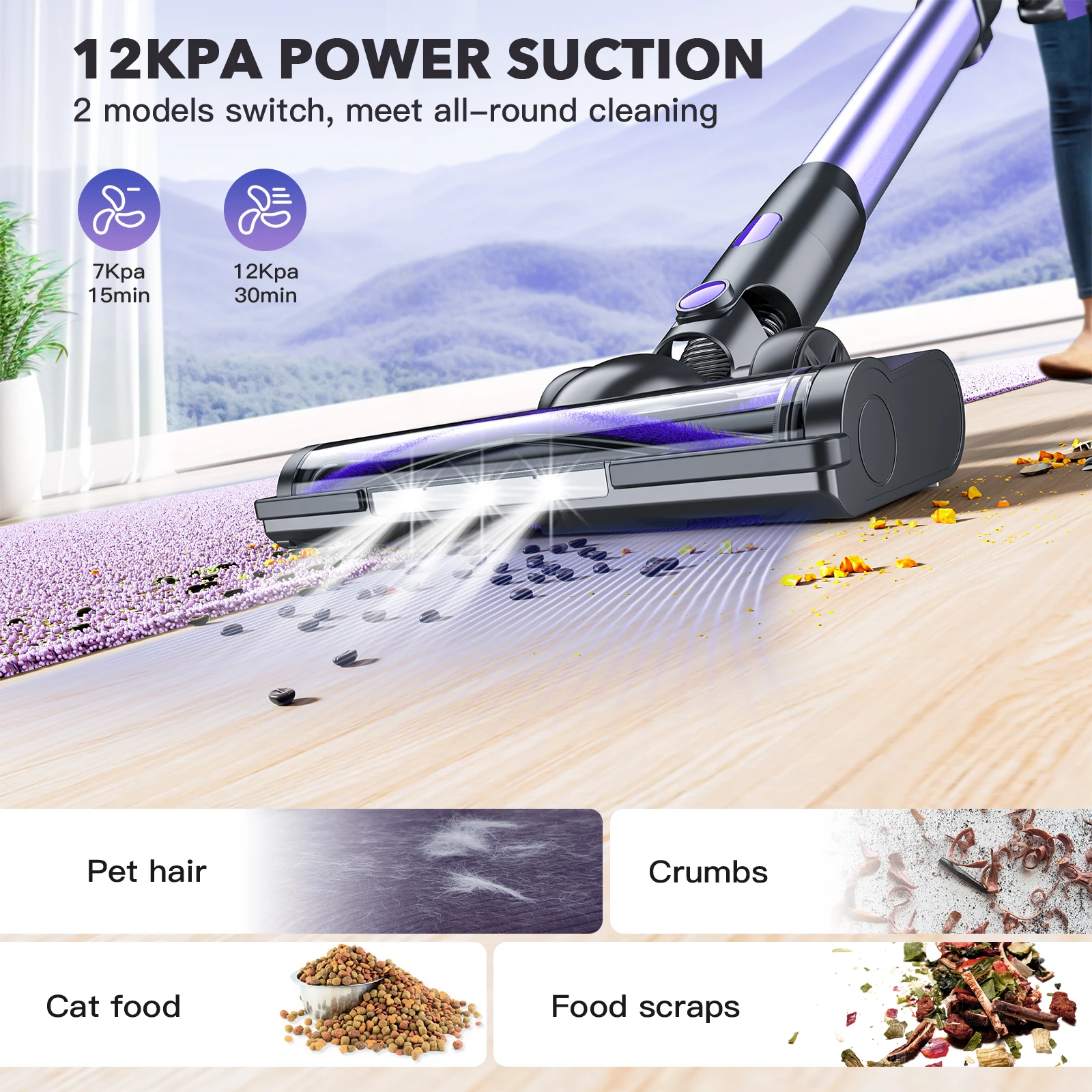 Teendow Portable Duster Wireless Vacuum Cleaner Multifunctional Handheld Compressor Mattress Vacuum Cleaner