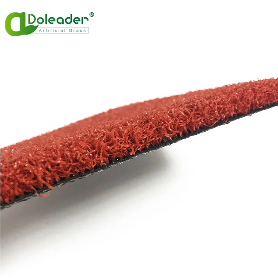 Doleader 12MM 16MM Pile Height Wedding Runway Tennis Badminton Court Mat for Padel Court High Density Golf Artificial Grass