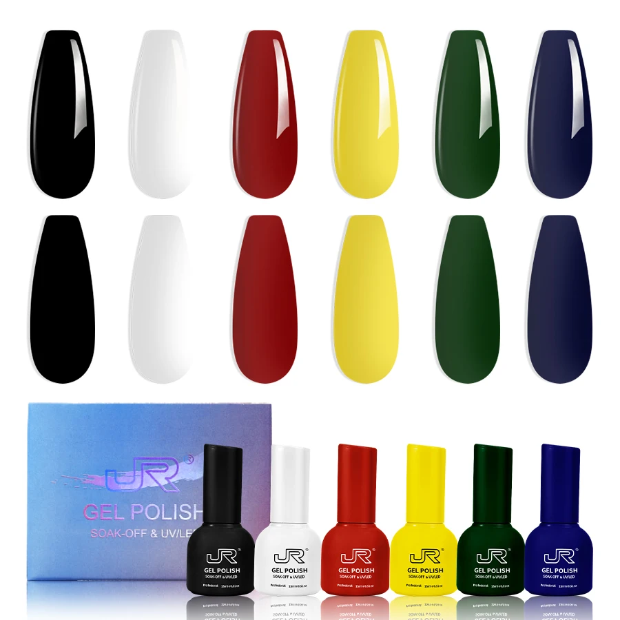 beauty products for women 120 Colors JR Nail Polish Private Label UV Gel 15ml Soak off Gel Polish kit nails supplies salon