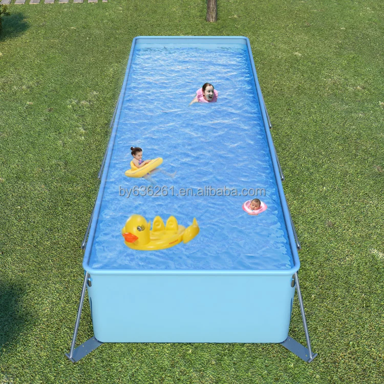 Большой прямоугольный бассейн для семейного бассейна