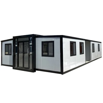 Wholesale prefabricated shipping container frame house prefab steel structure modern movable foldable extendable detachable home