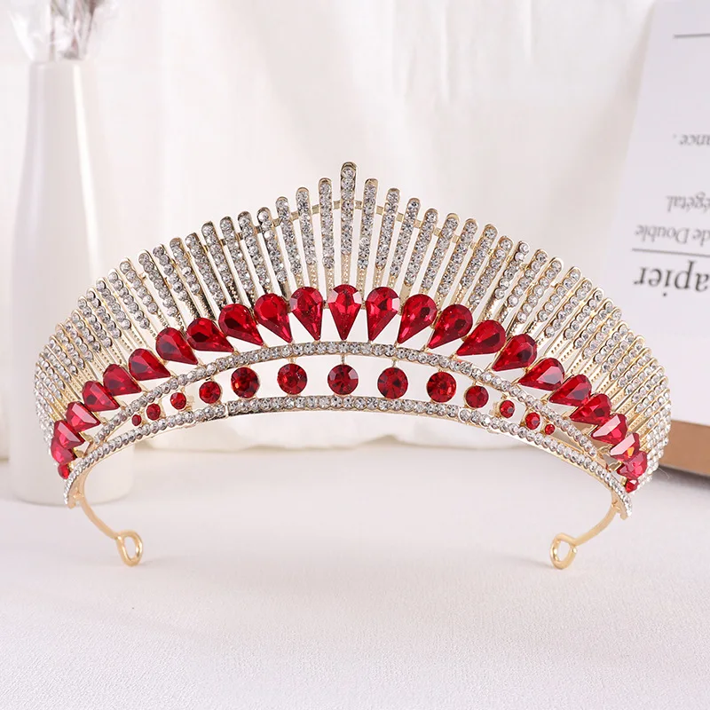 Wholesale Crystal Princess Crown Bridal Pageant Crown Tiaras Rhinestones  Crown for Wedding