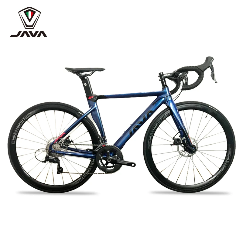 JAVA SILURO 3 18-Speed Carbon Fiber Road Bike for Adults with