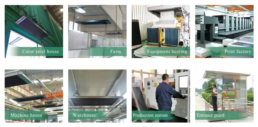 Industrial commercial high temperature Intelligent 6KW market shop restaurant far infrared heating panel heater