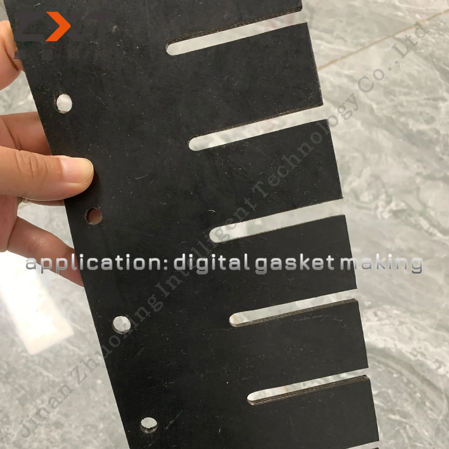 CNC Oscillating Cutting Machine for Rubber Sheet Foam Rubber NBR Cork EPDM Gasket Conveyor Belt Rubber Gasket Cutting Machine