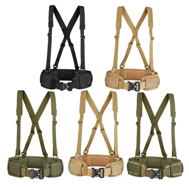 Outdoor Adjustable Cross Body Tactical Padded Belts